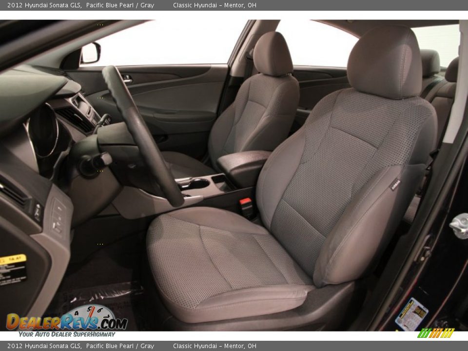 2012 Hyundai Sonata GLS Pacific Blue Pearl / Gray Photo #5
