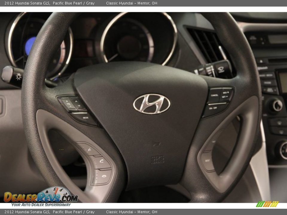 2012 Hyundai Sonata GLS Pacific Blue Pearl / Gray Photo #6
