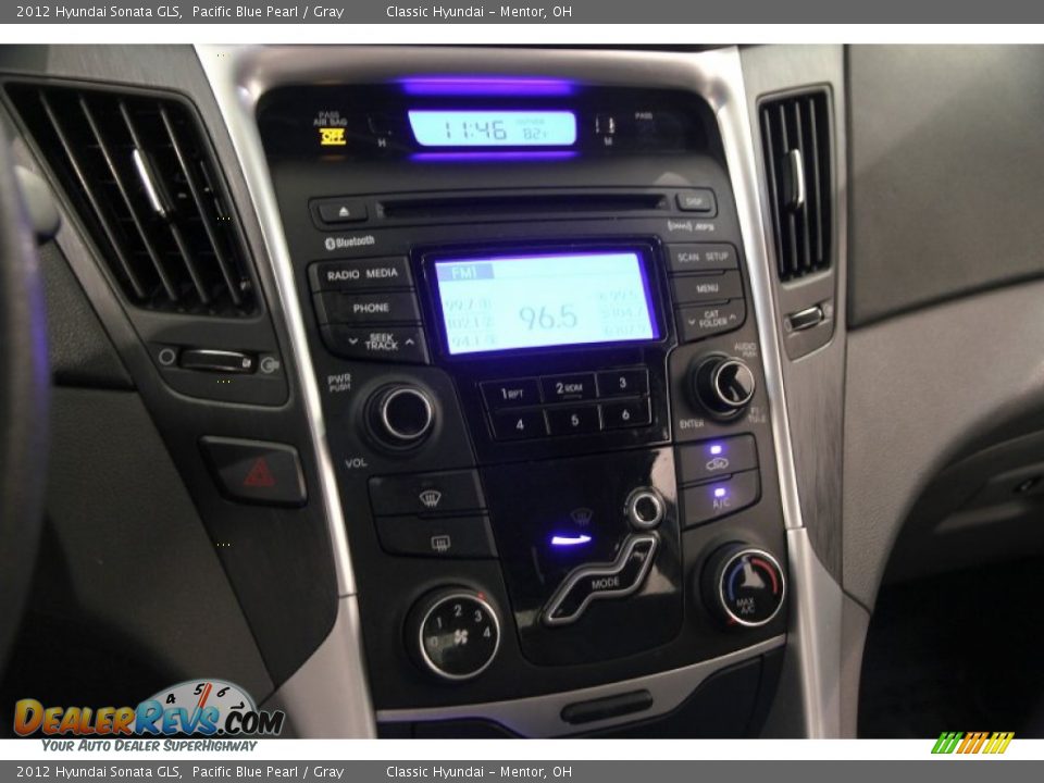 2012 Hyundai Sonata GLS Pacific Blue Pearl / Gray Photo #8