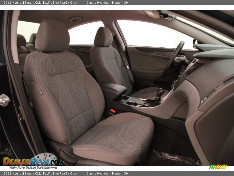 2012 Hyundai Sonata GLS Pacific Blue Pearl / Gray Photo #10