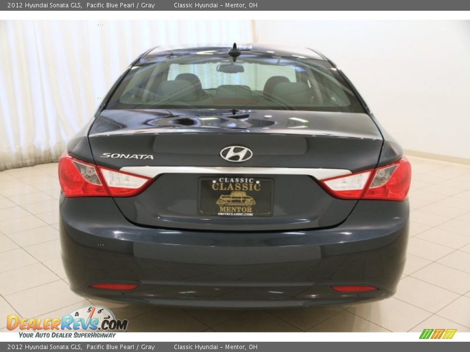 2012 Hyundai Sonata GLS Pacific Blue Pearl / Gray Photo #12