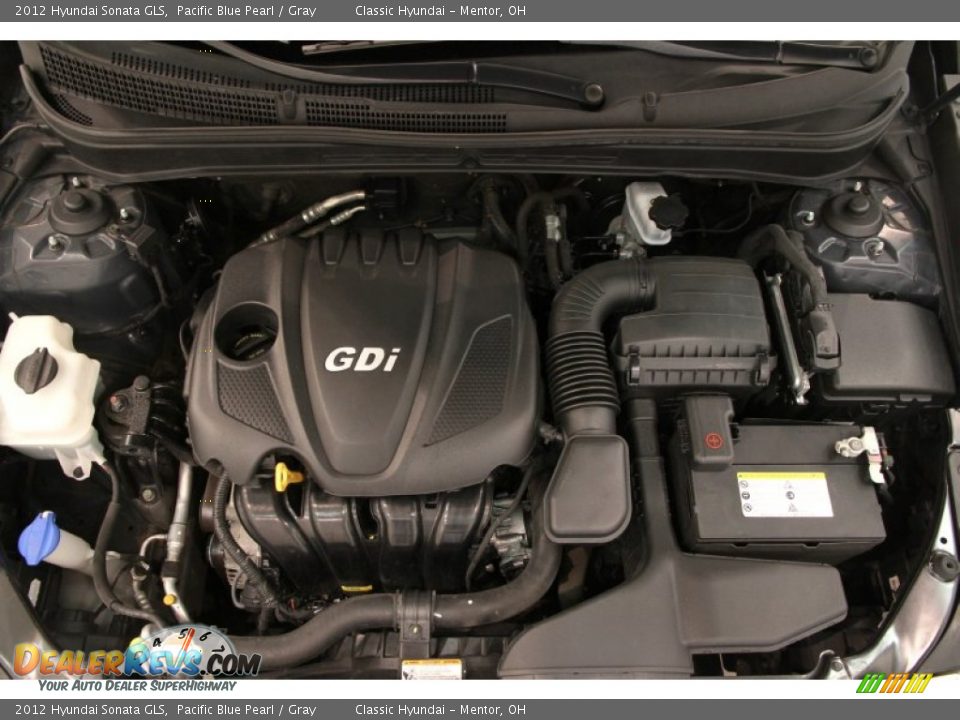 2012 Hyundai Sonata GLS Pacific Blue Pearl / Gray Photo #13