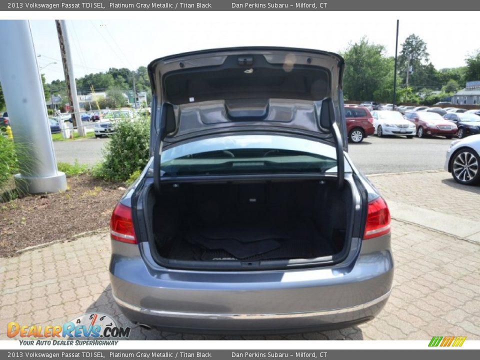 2013 Volkswagen Passat TDI SEL Platinum Gray Metallic / Titan Black Photo #8