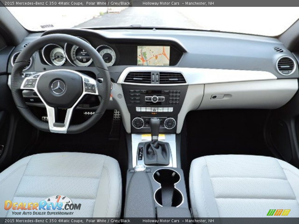 Dashboard of 2015 Mercedes-Benz C 350 4Matic Coupe Photo #8