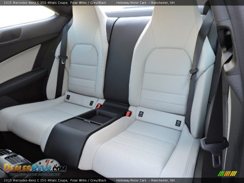 Rear Seat of 2015 Mercedes-Benz C 350 4Matic Coupe Photo #11