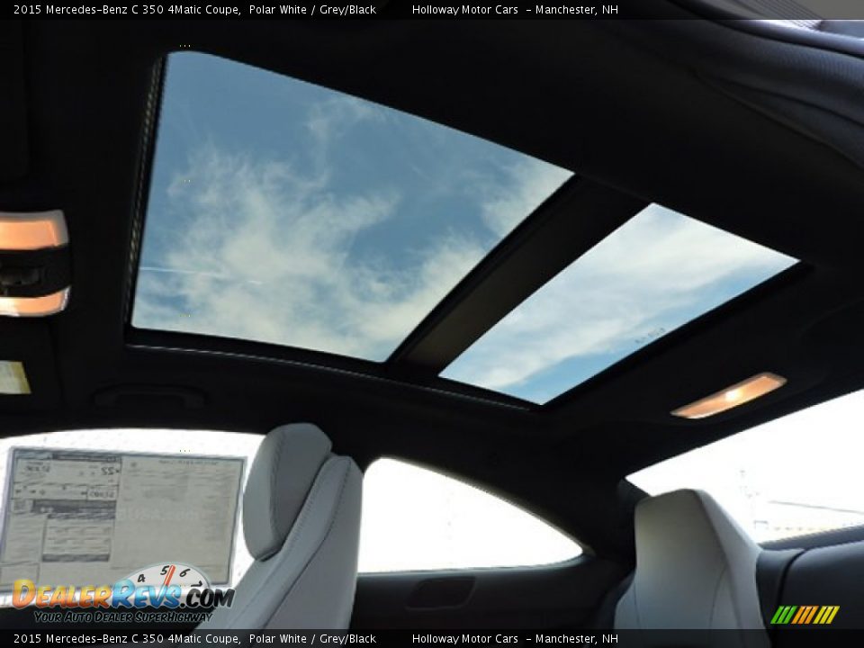 Sunroof of 2015 Mercedes-Benz C 350 4Matic Coupe Photo #12