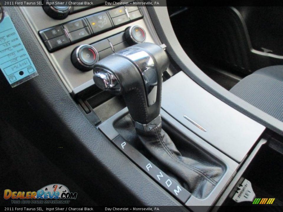 2011 Ford Taurus SEL Ingot Silver / Charcoal Black Photo #22