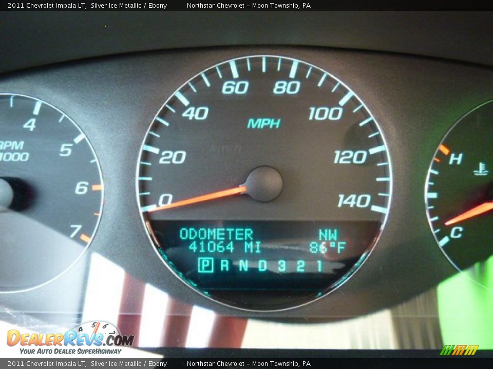 2011 Chevrolet Impala LT Silver Ice Metallic / Ebony Photo #20