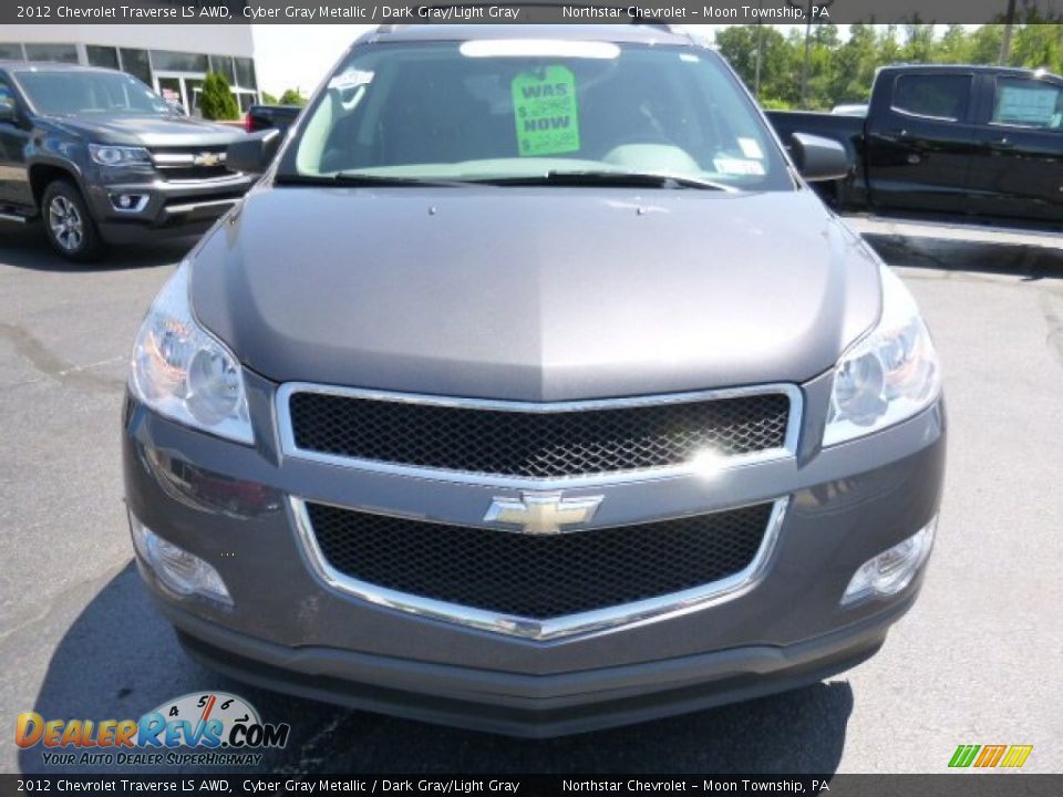 2012 Chevrolet Traverse LS AWD Cyber Gray Metallic / Dark Gray/Light Gray Photo #8