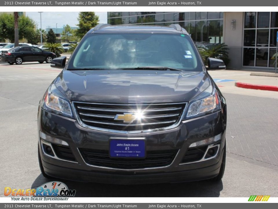 2013 Chevrolet Traverse LT Tungsten Metallic / Dark Titanium/Light Titanium Photo #8