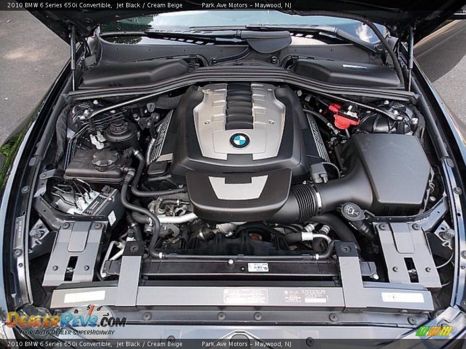 2010 BMW 6 Series 650i Convertible 4.8 Liter DOHC 32-Valve Double-VANOS VVT V8 Engine Photo #34