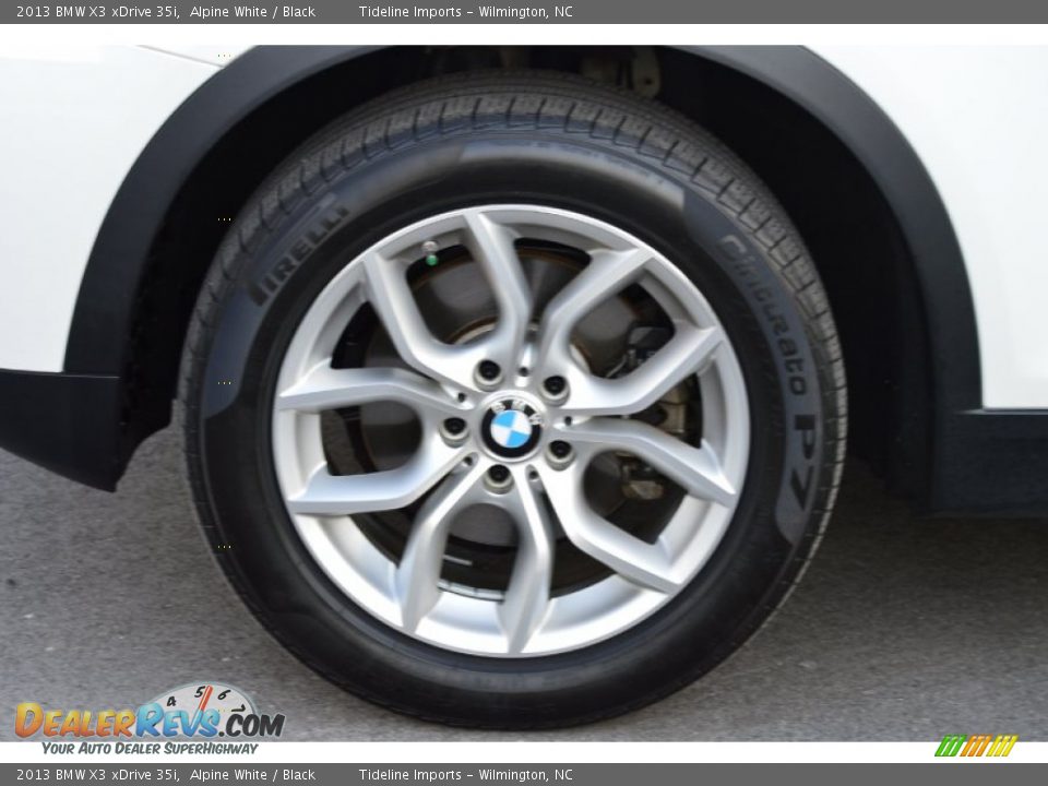 2013 BMW X3 xDrive 35i Alpine White / Black Photo #21