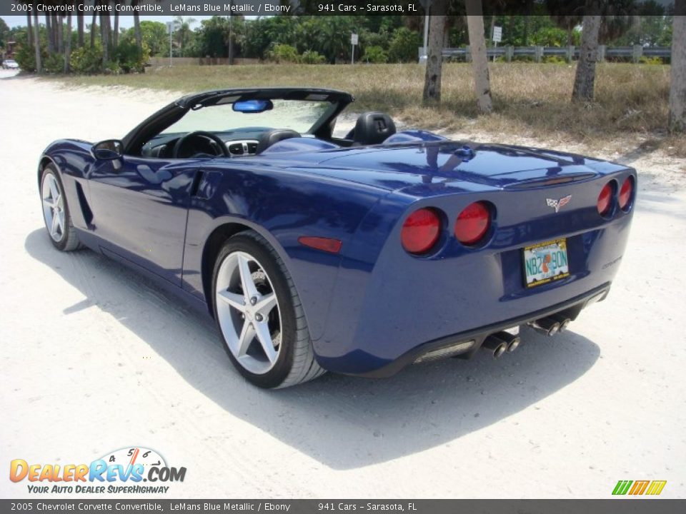 2005 Chevrolet Corvette Convertible LeMans Blue Metallic / Ebony Photo #5