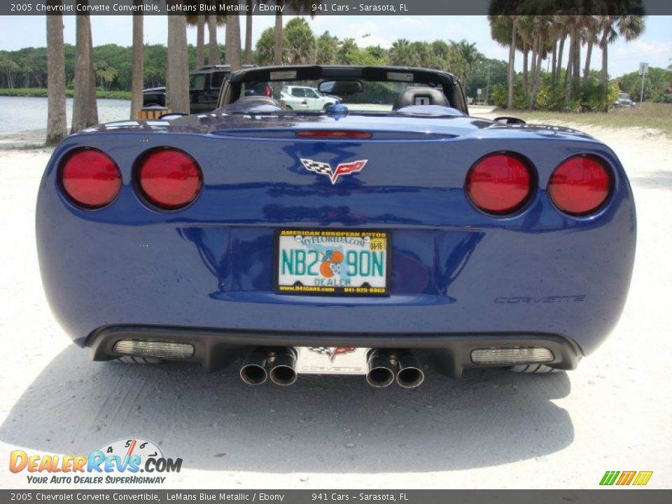 2005 Chevrolet Corvette Convertible LeMans Blue Metallic / Ebony Photo #6
