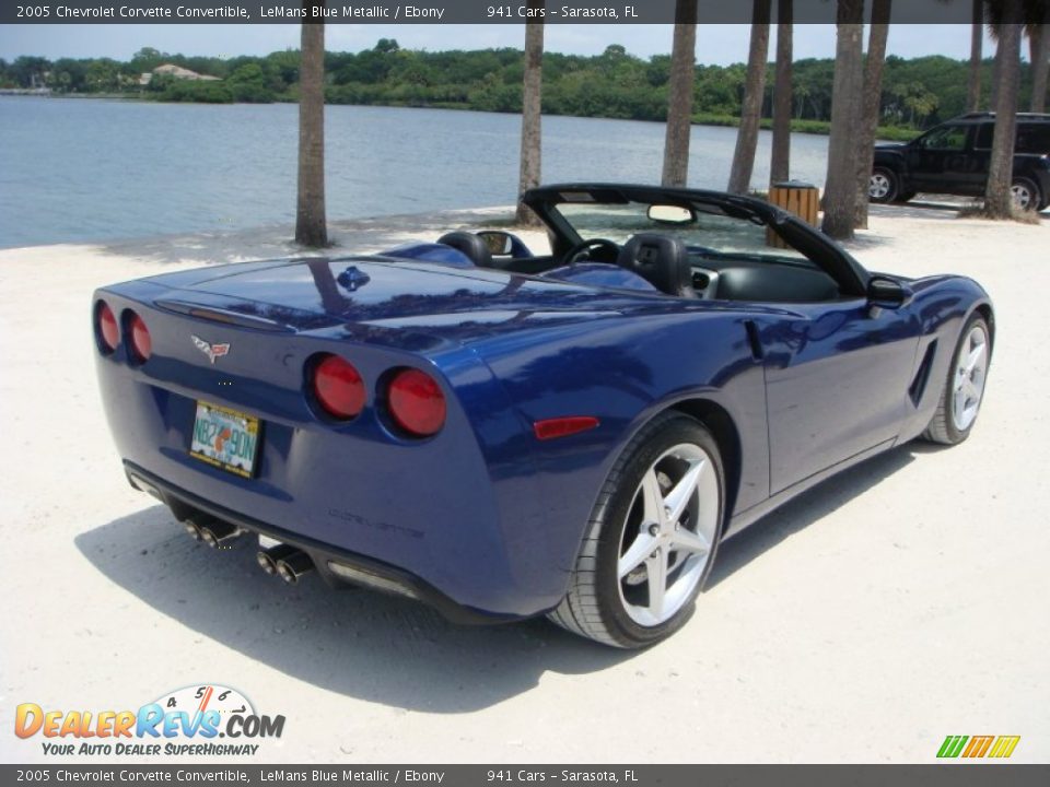 2005 Chevrolet Corvette Convertible LeMans Blue Metallic / Ebony Photo #7