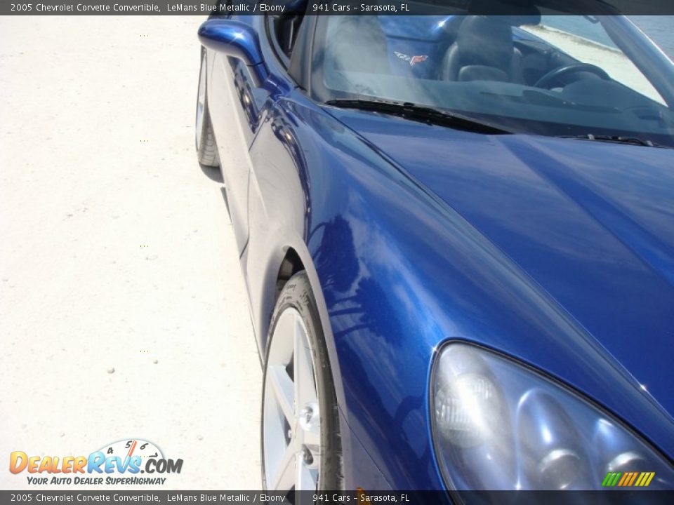 2005 Chevrolet Corvette Convertible LeMans Blue Metallic / Ebony Photo #9
