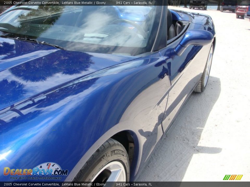 2005 Chevrolet Corvette Convertible LeMans Blue Metallic / Ebony Photo #10