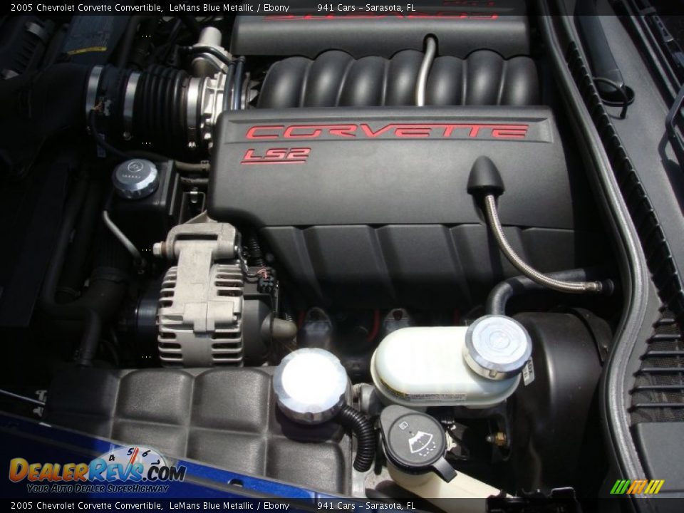 2005 Chevrolet Corvette Convertible LeMans Blue Metallic / Ebony Photo #23