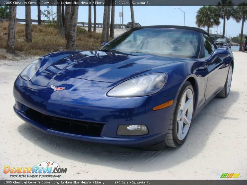 2005 Chevrolet Corvette Convertible LeMans Blue Metallic / Ebony Photo #34