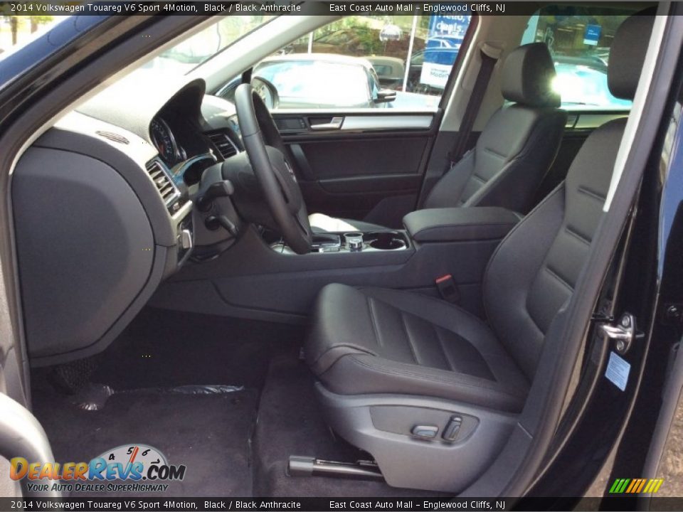 2014 Volkswagen Touareg V6 Sport 4Motion Black / Black Anthracite Photo #13