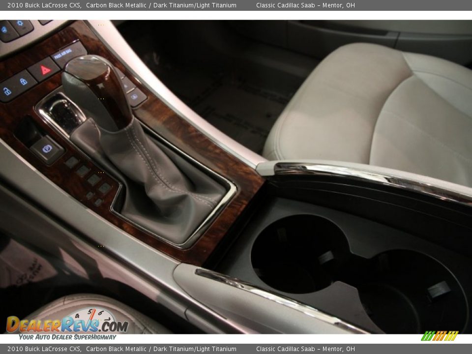 2010 Buick LaCrosse CXS Carbon Black Metallic / Dark Titanium/Light Titanium Photo #10
