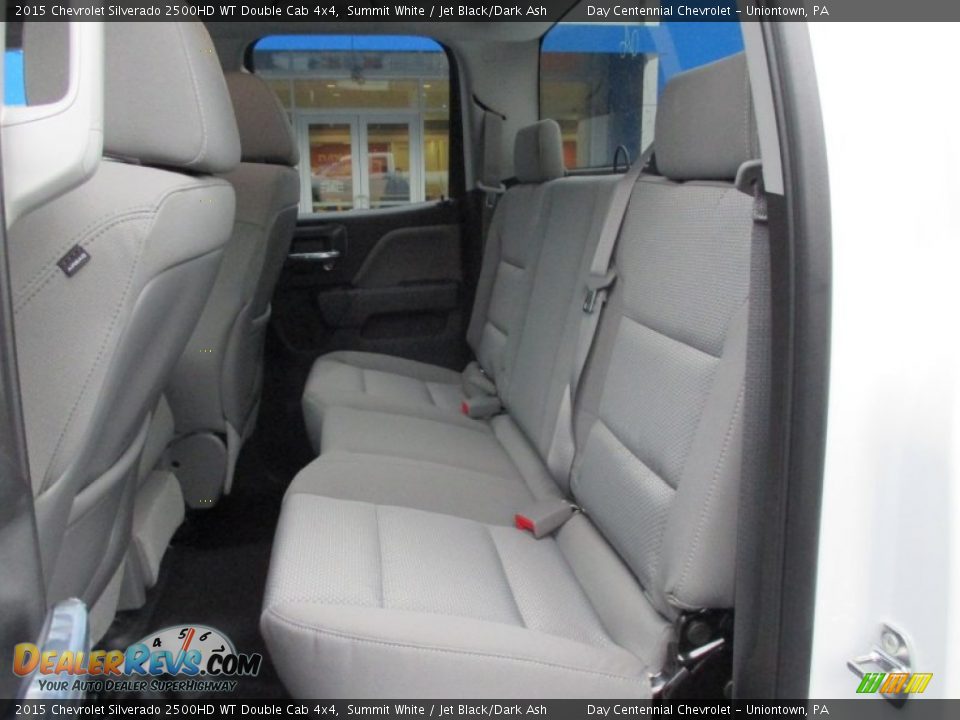 2015 Chevrolet Silverado 2500HD WT Double Cab 4x4 Summit White / Jet Black/Dark Ash Photo #13