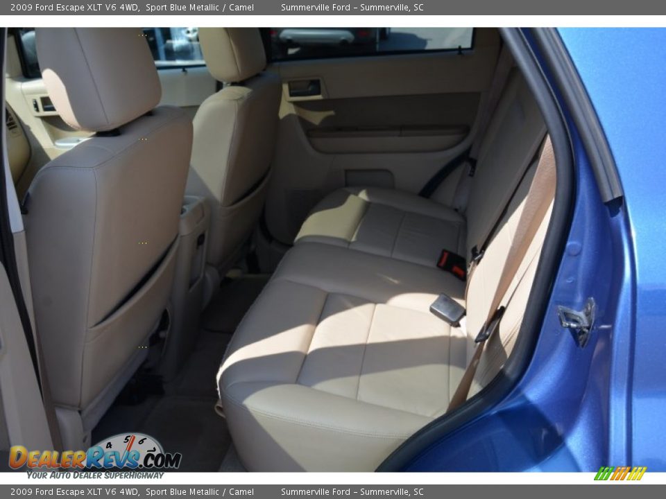 2009 Ford Escape XLT V6 4WD Sport Blue Metallic / Camel Photo #14