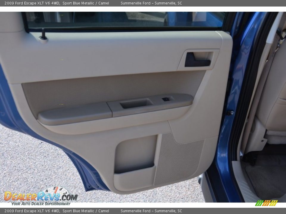 2009 Ford Escape XLT V6 4WD Sport Blue Metallic / Camel Photo #15