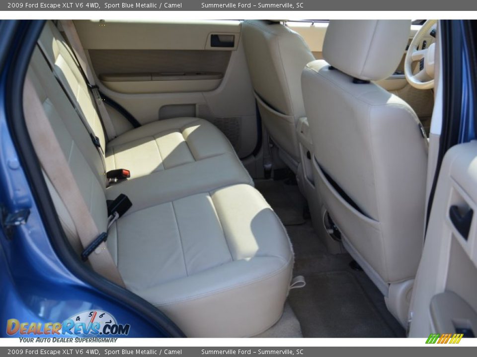 2009 Ford Escape XLT V6 4WD Sport Blue Metallic / Camel Photo #17
