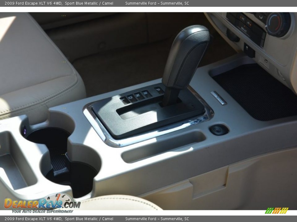 2009 Ford Escape XLT V6 4WD Sport Blue Metallic / Camel Photo #19