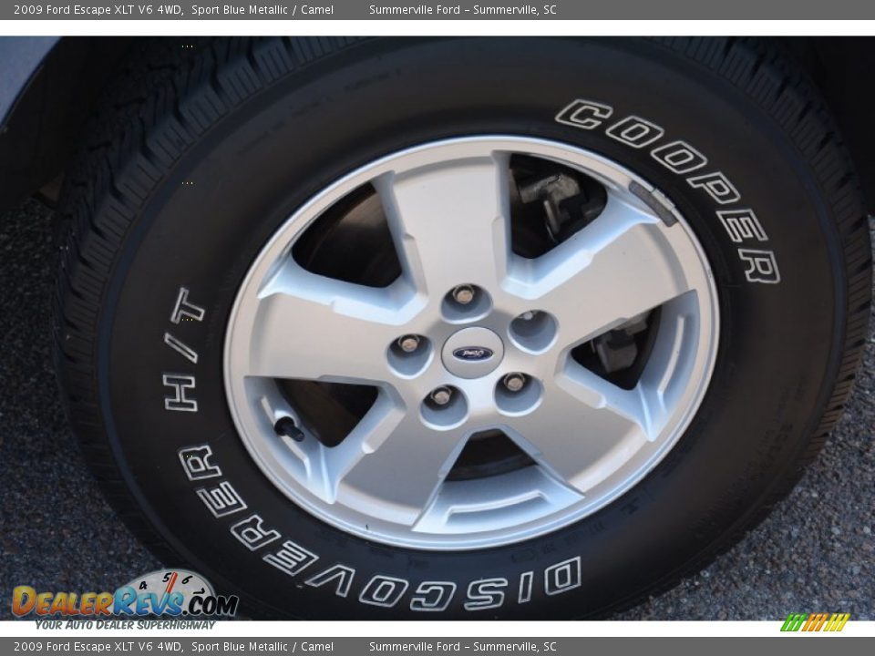 2009 Ford Escape XLT V6 4WD Sport Blue Metallic / Camel Photo #22