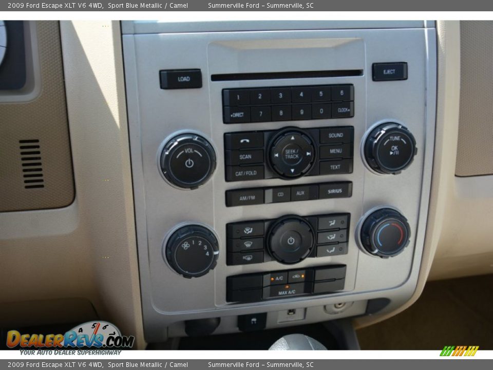 2009 Ford Escape XLT V6 4WD Sport Blue Metallic / Camel Photo #24