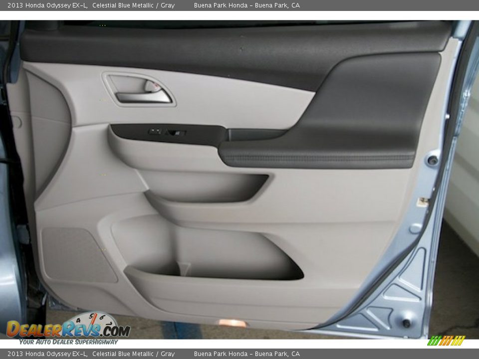 2013 Honda Odyssey EX-L Celestial Blue Metallic / Gray Photo #29
