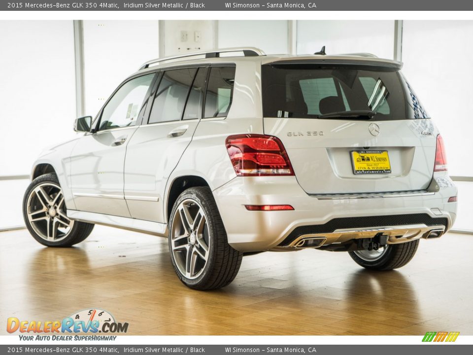 2015 Mercedes-Benz GLK 350 4Matic Iridium Silver Metallic / Black Photo #3