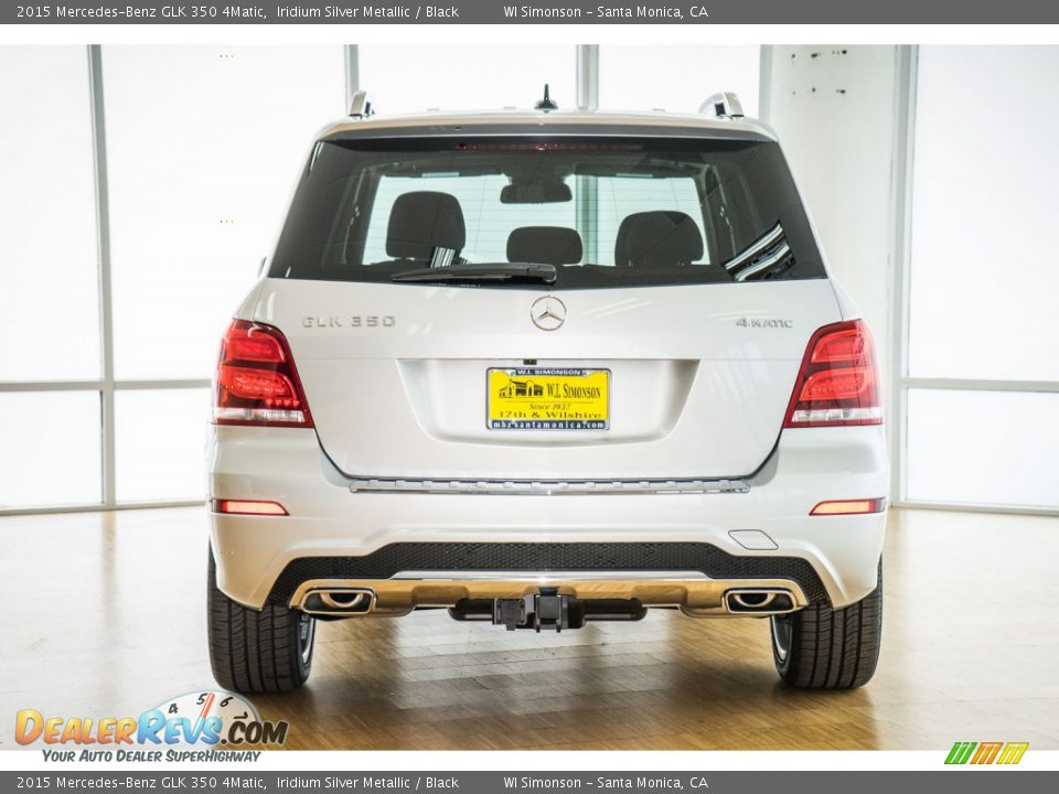 2015 Mercedes-Benz GLK 350 4Matic Iridium Silver Metallic / Black Photo #4