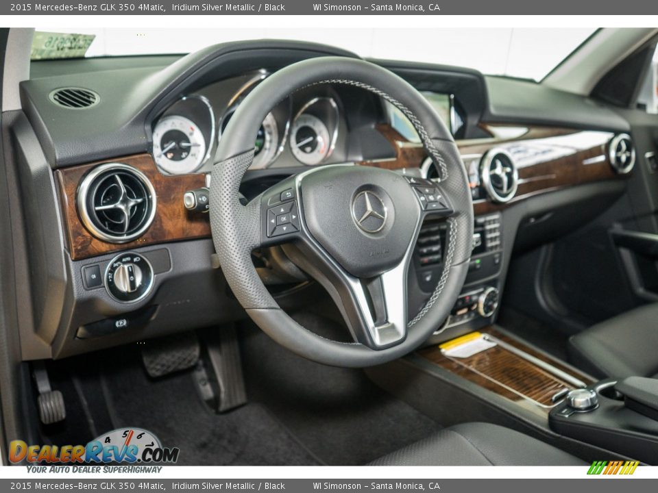 2015 Mercedes-Benz GLK 350 4Matic Iridium Silver Metallic / Black Photo #6
