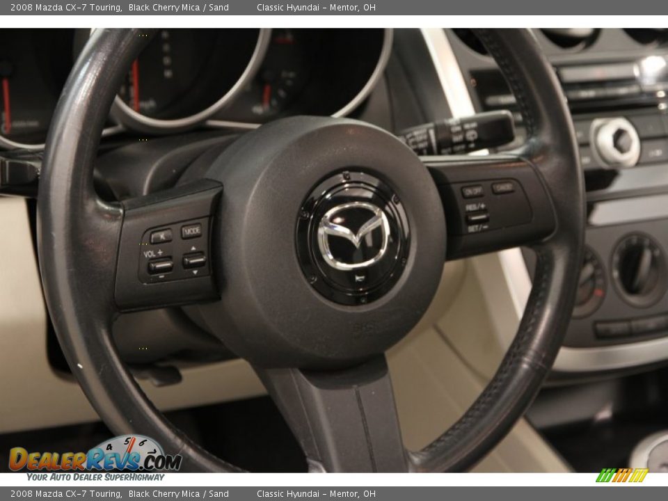 2008 Mazda CX-7 Touring Black Cherry Mica / Sand Photo #6