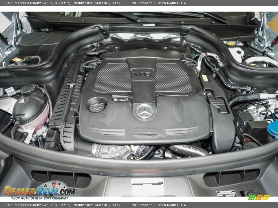 2015 Mercedes-Benz GLK 350 4Matic Iridium Silver Metallic / Black Photo #9