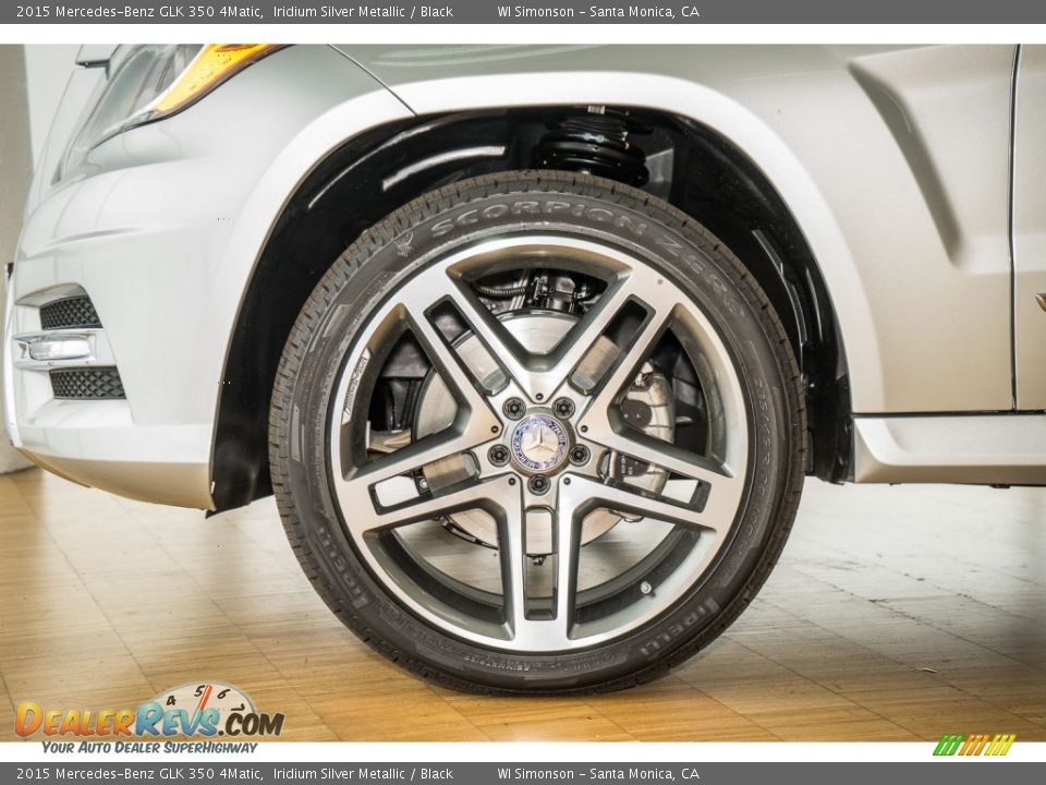 2015 Mercedes-Benz GLK 350 4Matic Iridium Silver Metallic / Black Photo #10