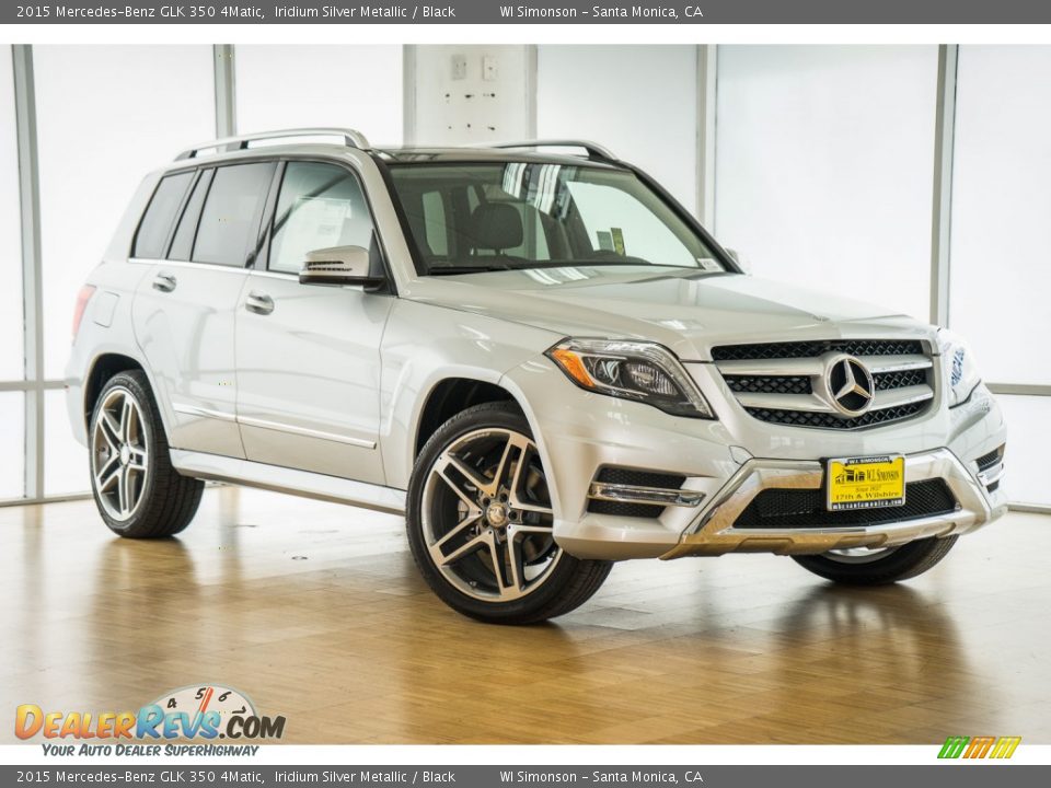 2015 Mercedes-Benz GLK 350 4Matic Iridium Silver Metallic / Black Photo #12