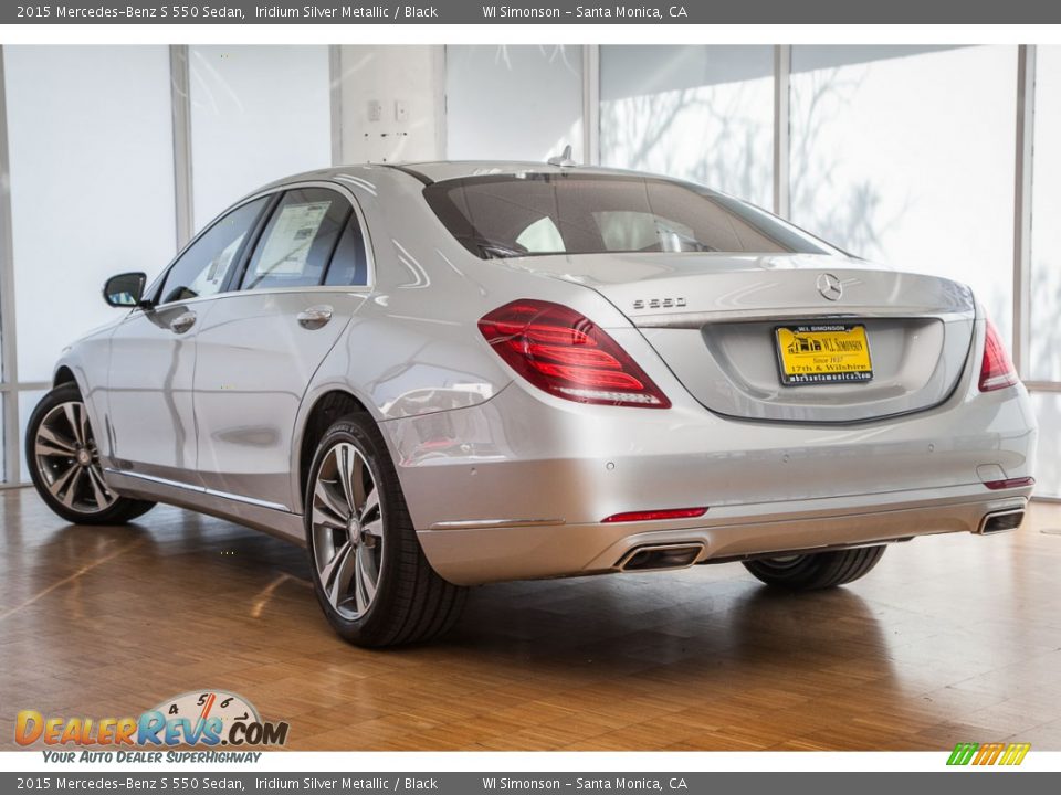 2015 Mercedes-Benz S 550 Sedan Iridium Silver Metallic / Black Photo #3