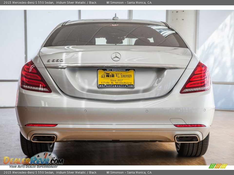 2015 Mercedes-Benz S 550 Sedan Iridium Silver Metallic / Black Photo #4
