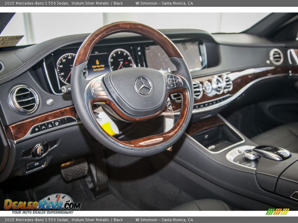 2015 Mercedes-Benz S 550 Sedan Iridium Silver Metallic / Black Photo #6