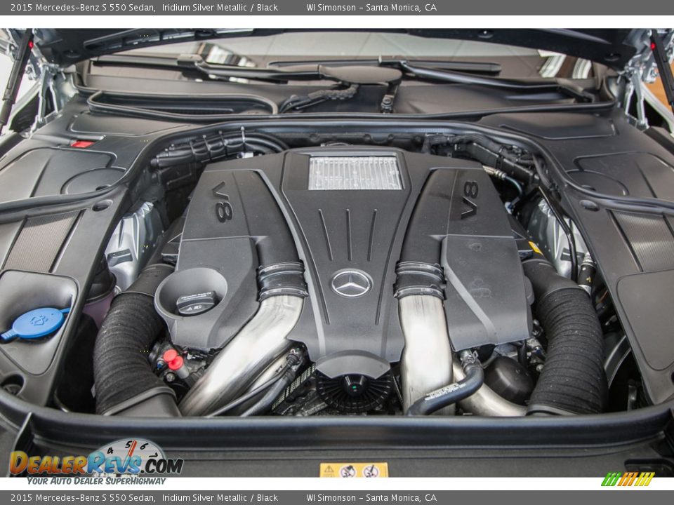 2015 Mercedes-Benz S 550 Sedan Iridium Silver Metallic / Black Photo #9
