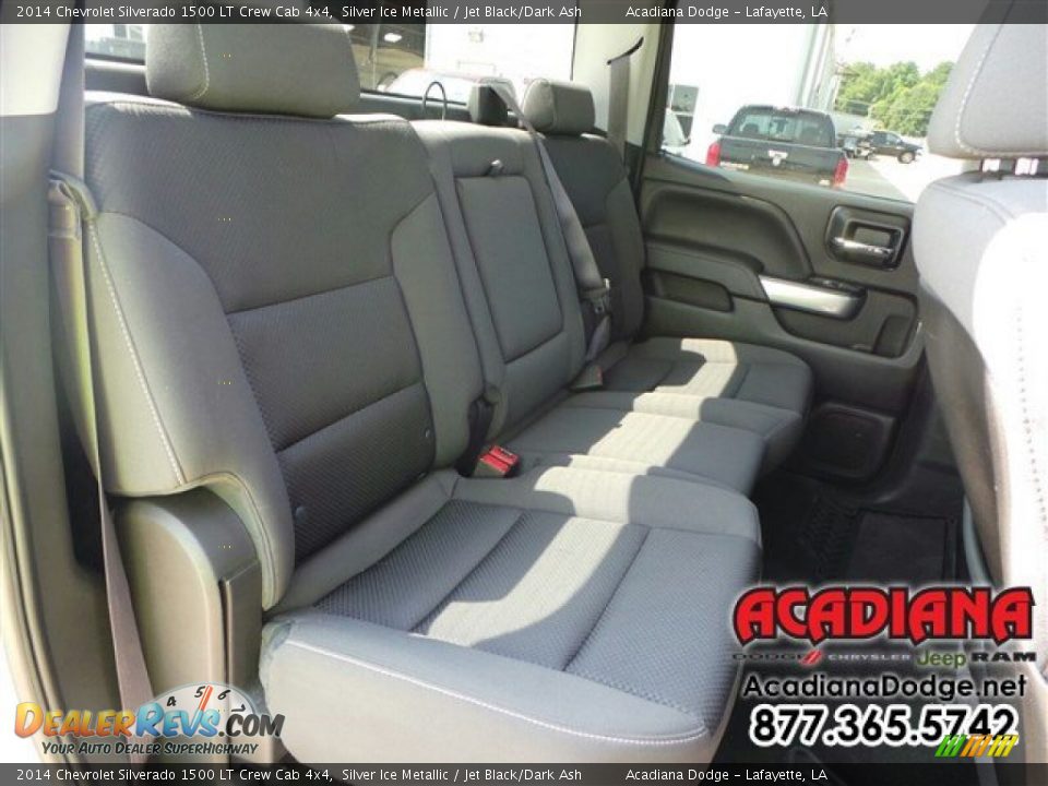 2014 Chevrolet Silverado 1500 LT Crew Cab 4x4 Silver Ice Metallic / Jet Black/Dark Ash Photo #25