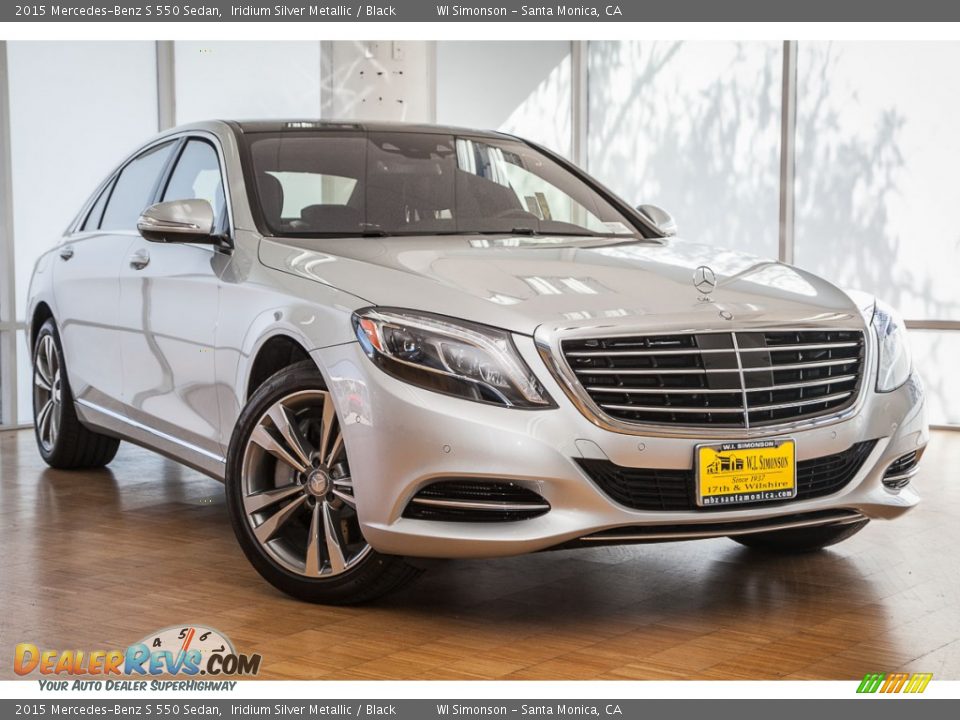 2015 Mercedes-Benz S 550 Sedan Iridium Silver Metallic / Black Photo #12