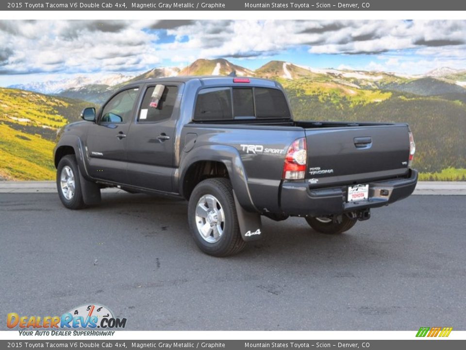 2015 Toyota Tacoma V6 Double Cab 4x4 Magnetic Gray Metallic / Graphite Photo #3