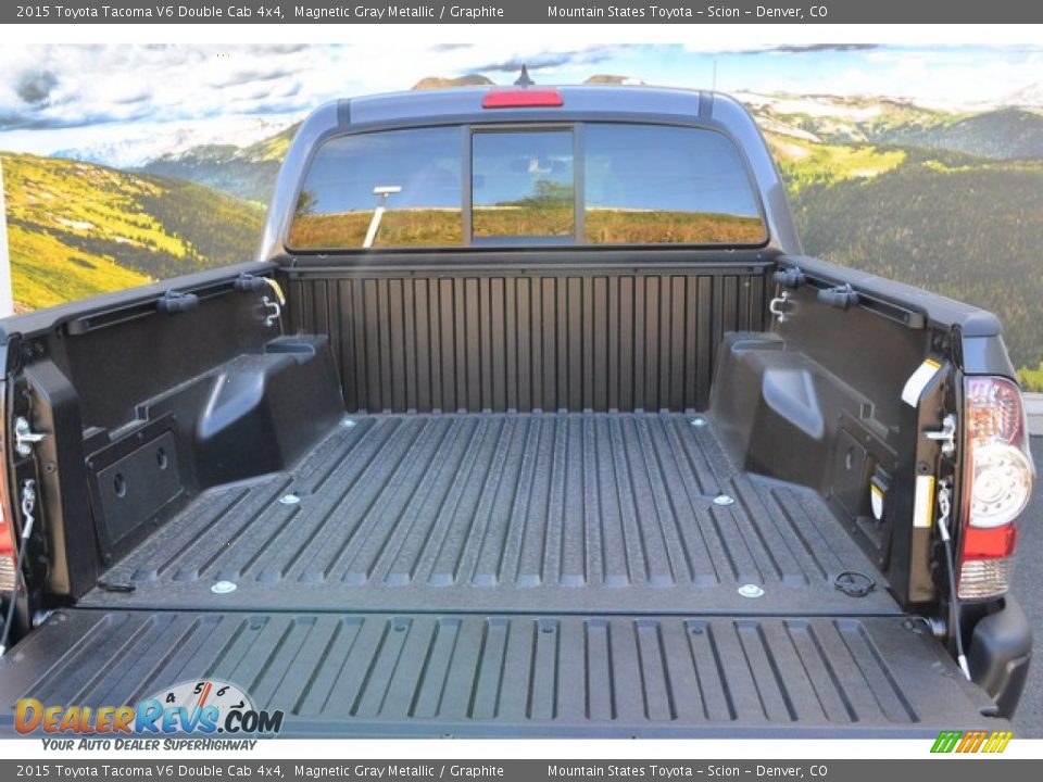 2015 Toyota Tacoma V6 Double Cab 4x4 Magnetic Gray Metallic / Graphite Photo #8