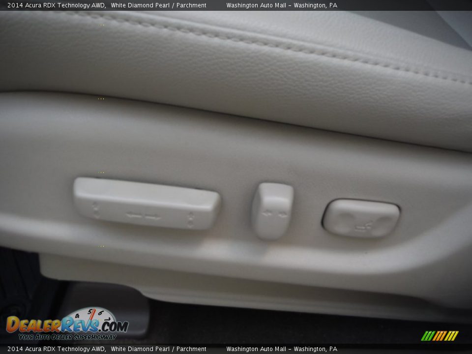 2014 Acura RDX Technology AWD White Diamond Pearl / Parchment Photo #13