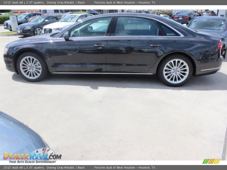 2015 Audi A8 L 3.0T quattro Oolong Gray Metallic / Black Photo #5